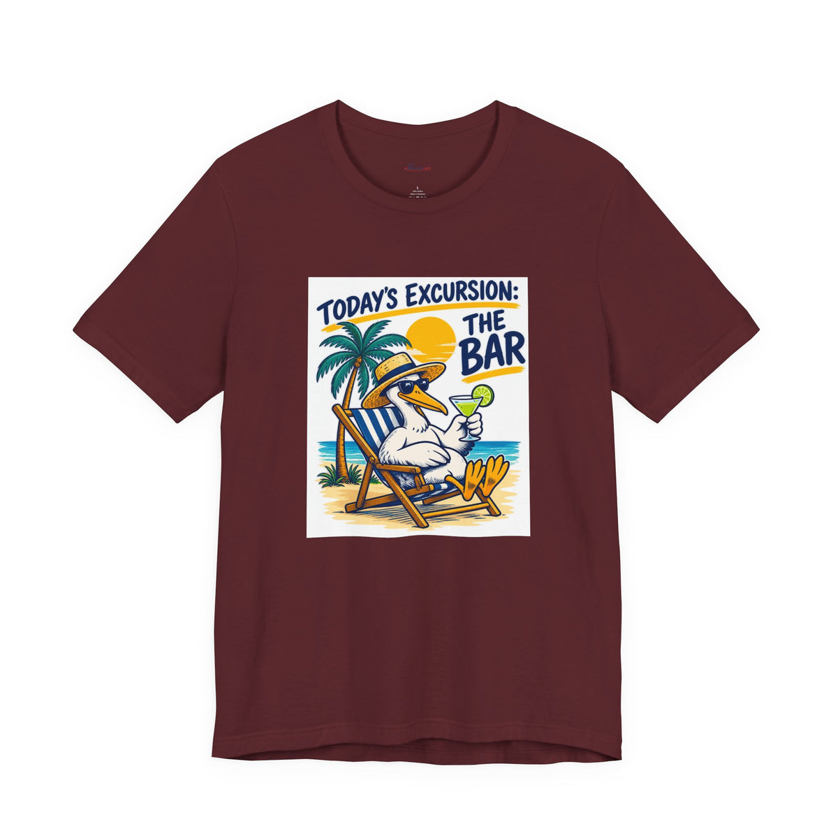 Today’s Excursion: The Bar - Lazy Traveller T-Shirt