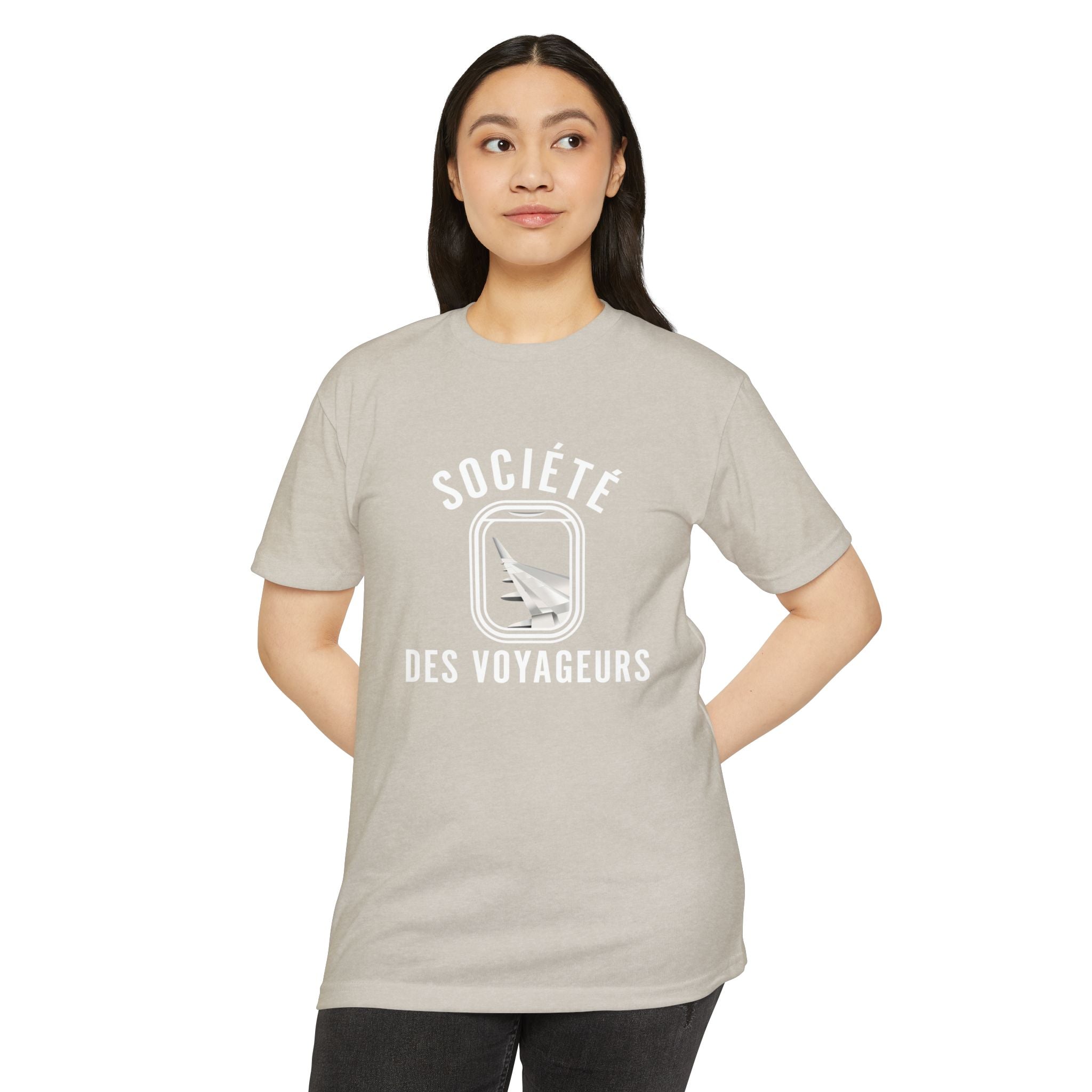 SOCIÉTÉ DES VOYAGEURS - Window Seat Society T-Shirt — Retro Airplane Travel Tee