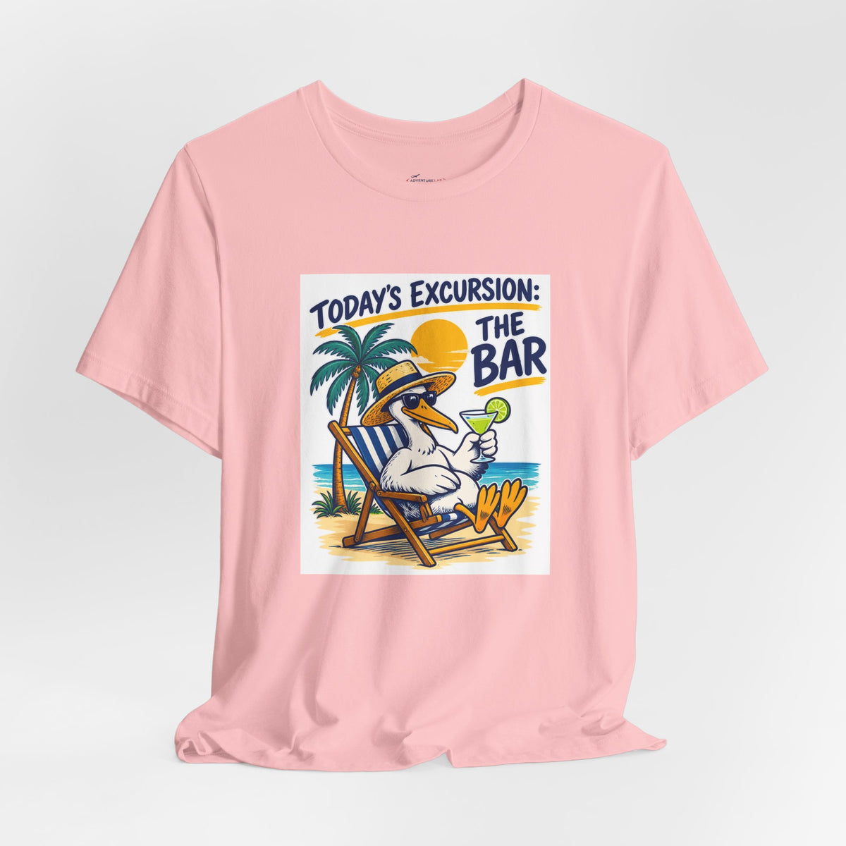 Today’s Excursion: The Bar - Lazy Traveller T-Shirt