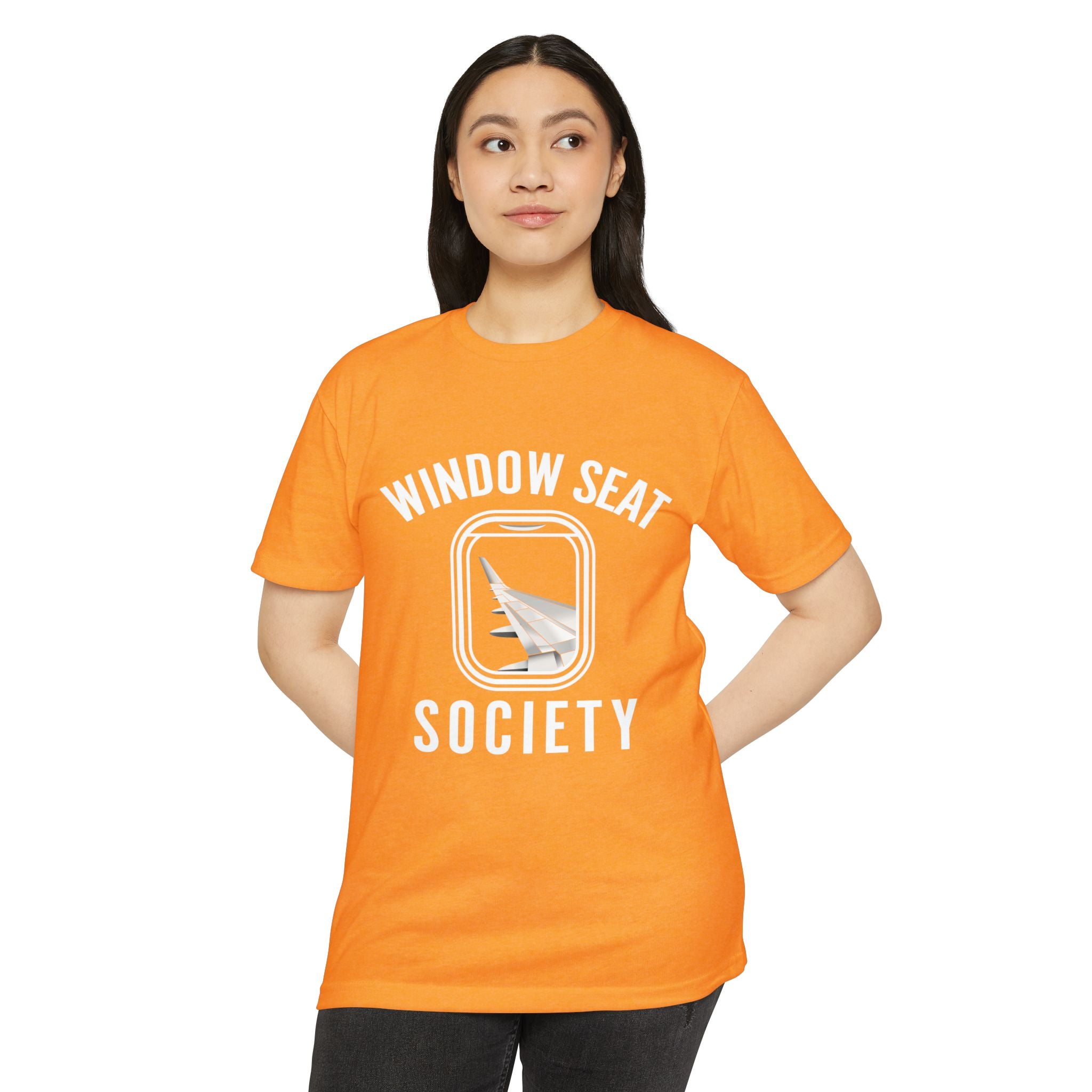 Window Seat Society T-Shirt — Retro Airplane Travel Tee