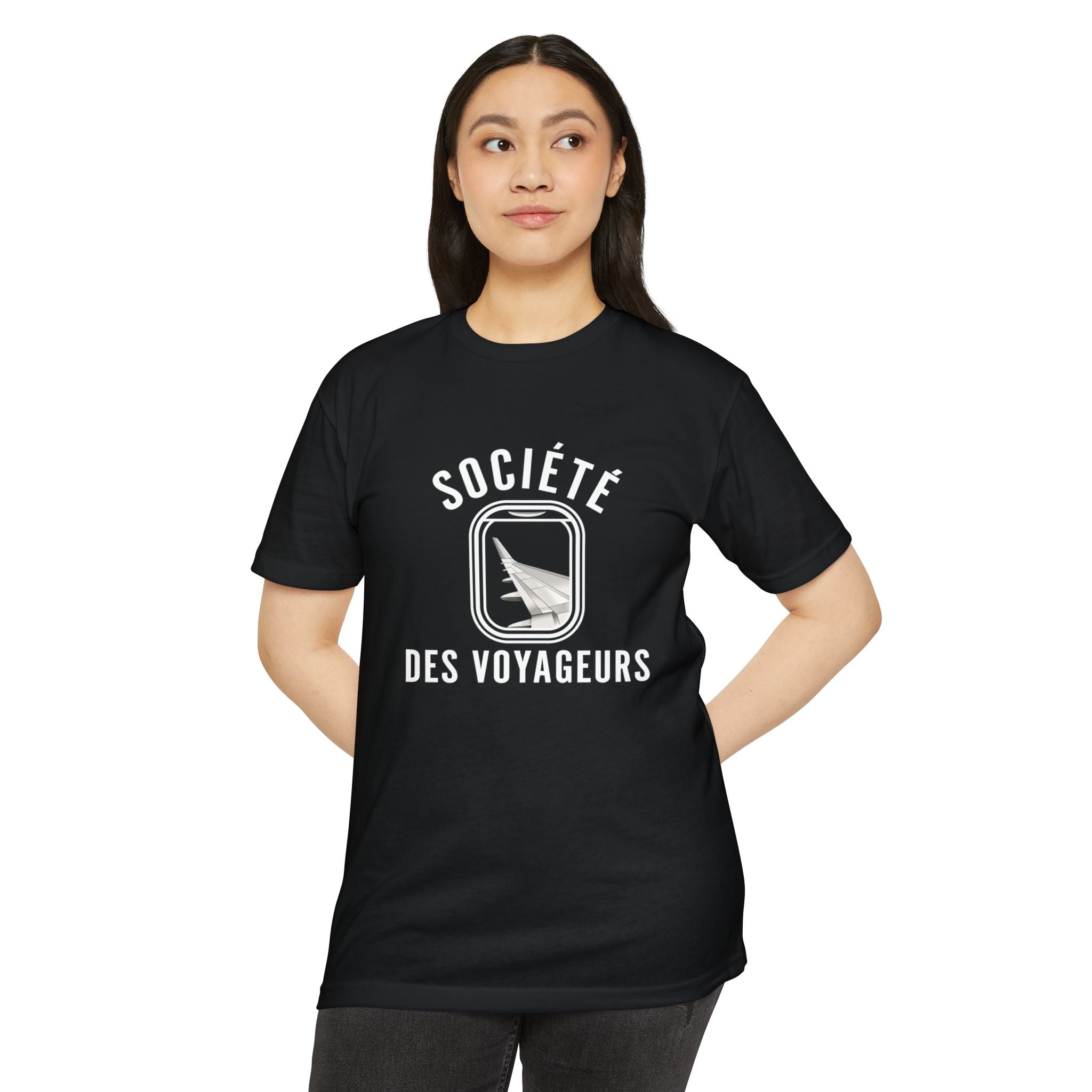 SOCIÉTÉ DES VOYAGEURS - Window Seat Society T-Shirt — Retro Airplane Travel Tee