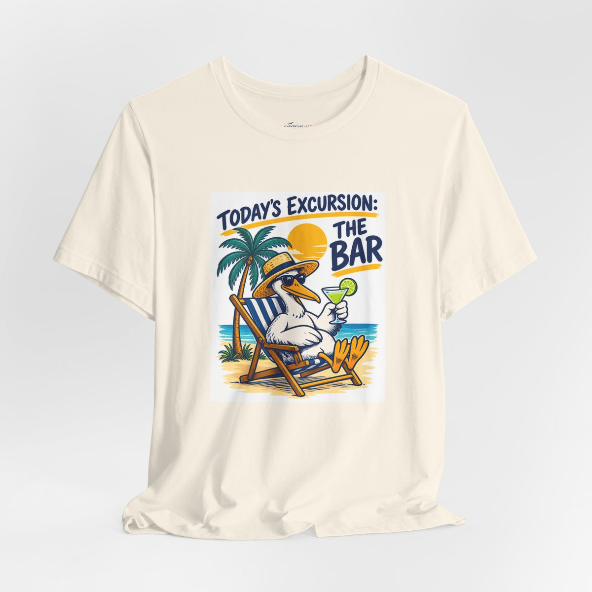 Today’s Excursion: The Bar - Lazy Traveller T-Shirt