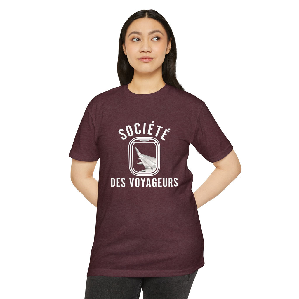 SOCIÉTÉ DES VOYAGEURS - Window Seat Society T-Shirt — Retro Airplane Travel Tee