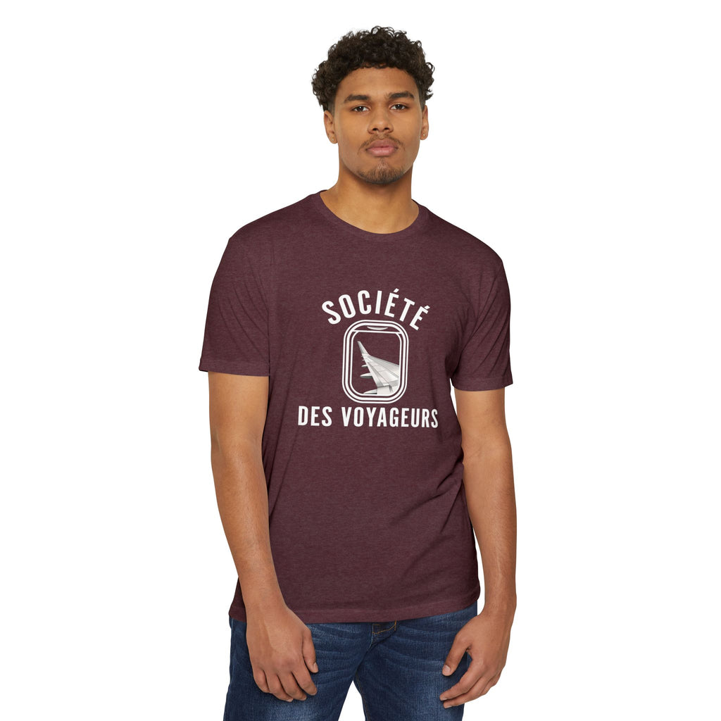 SOCIÉTÉ DES VOYAGEURS - Window Seat Society T-Shirt — Retro Airplane Travel Tee