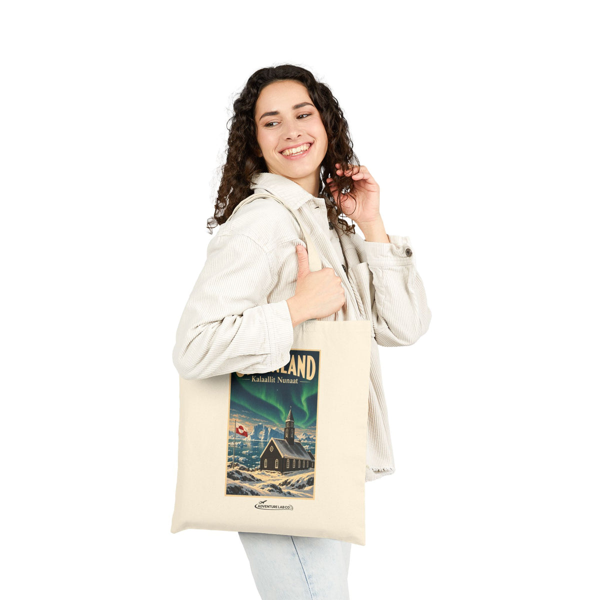 Greenland Vintage Travel Canvas Tote
