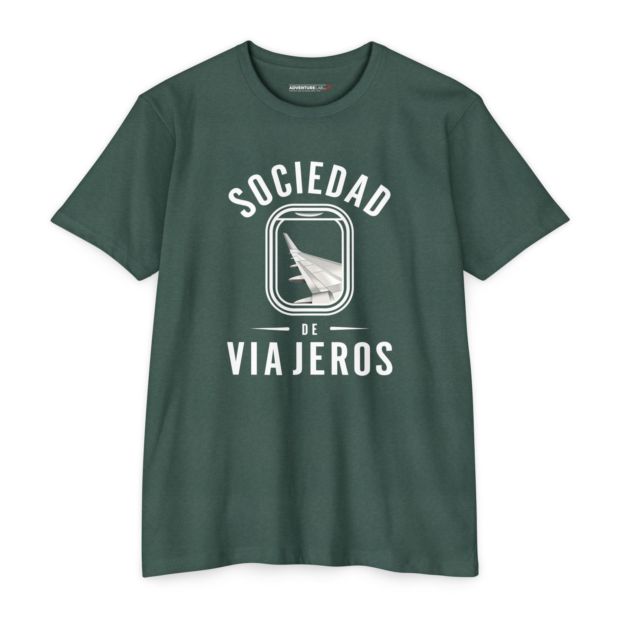 Sociedad de Viajeros / Window Seat Society T-Shirt — Retro Airplane Travel Tee