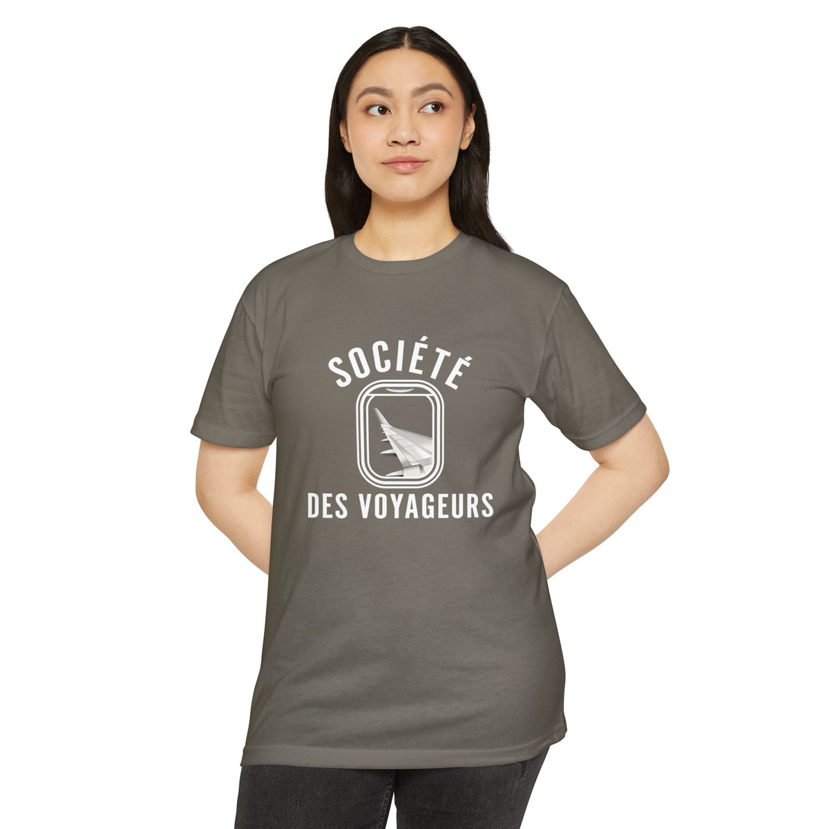 SOCIÉTÉ DES VOYAGEURS - Window Seat Society T-Shirt — Retro Airplane Travel Tee