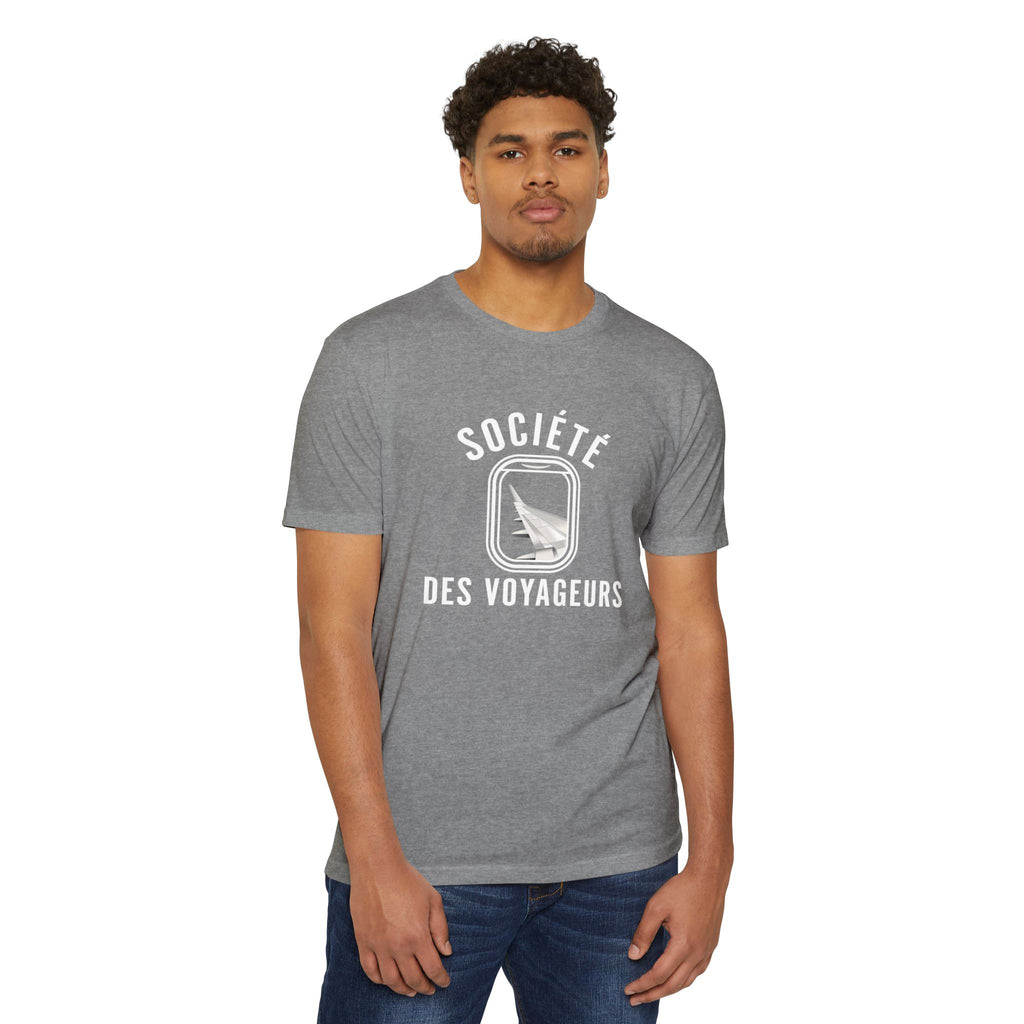SOCIÉTÉ DES VOYAGEURS - Window Seat Society T-Shirt — Retro Airplane Travel Tee