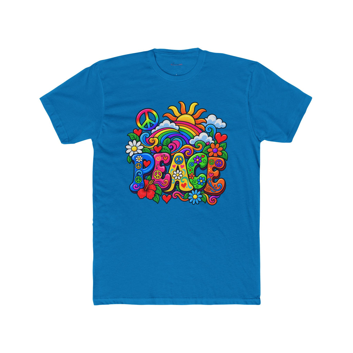 Retro Peace & Sunshine Graphic T-Shirt