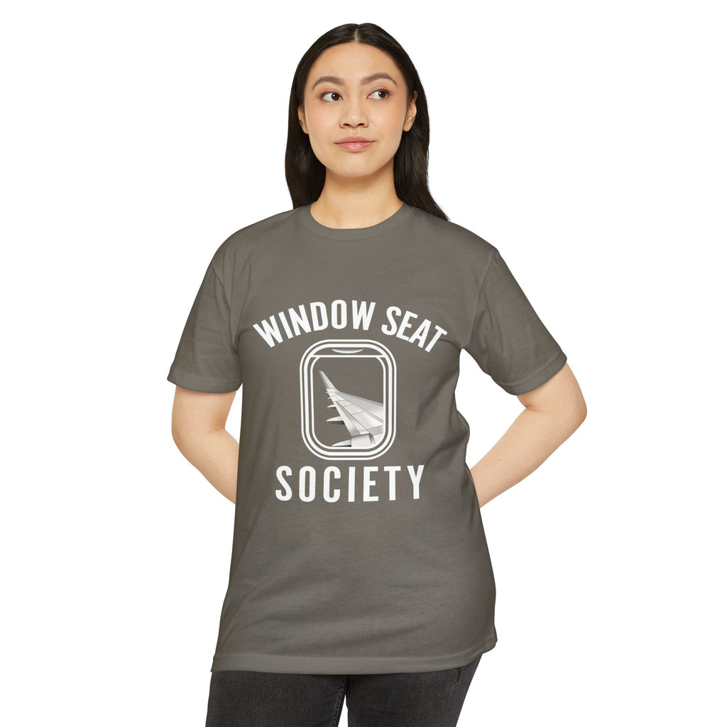 Window Seat Society T-Shirt — Retro Airplane Travel Tee