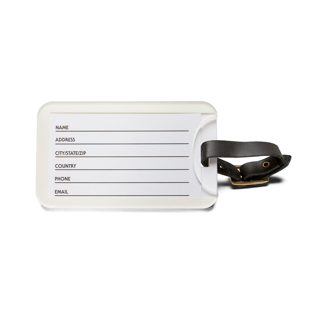 AdventureLab biplane logo Luggage Tag | travel airplane luggage ID tag