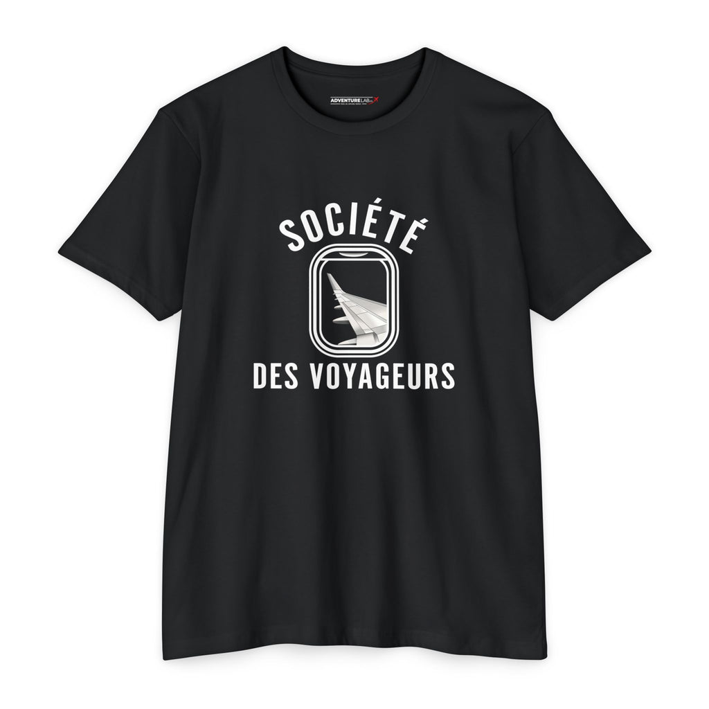 SOCIÉTÉ DES VOYAGEURS - Window Seat Society T-Shirt — Retro Airplane Travel Tee