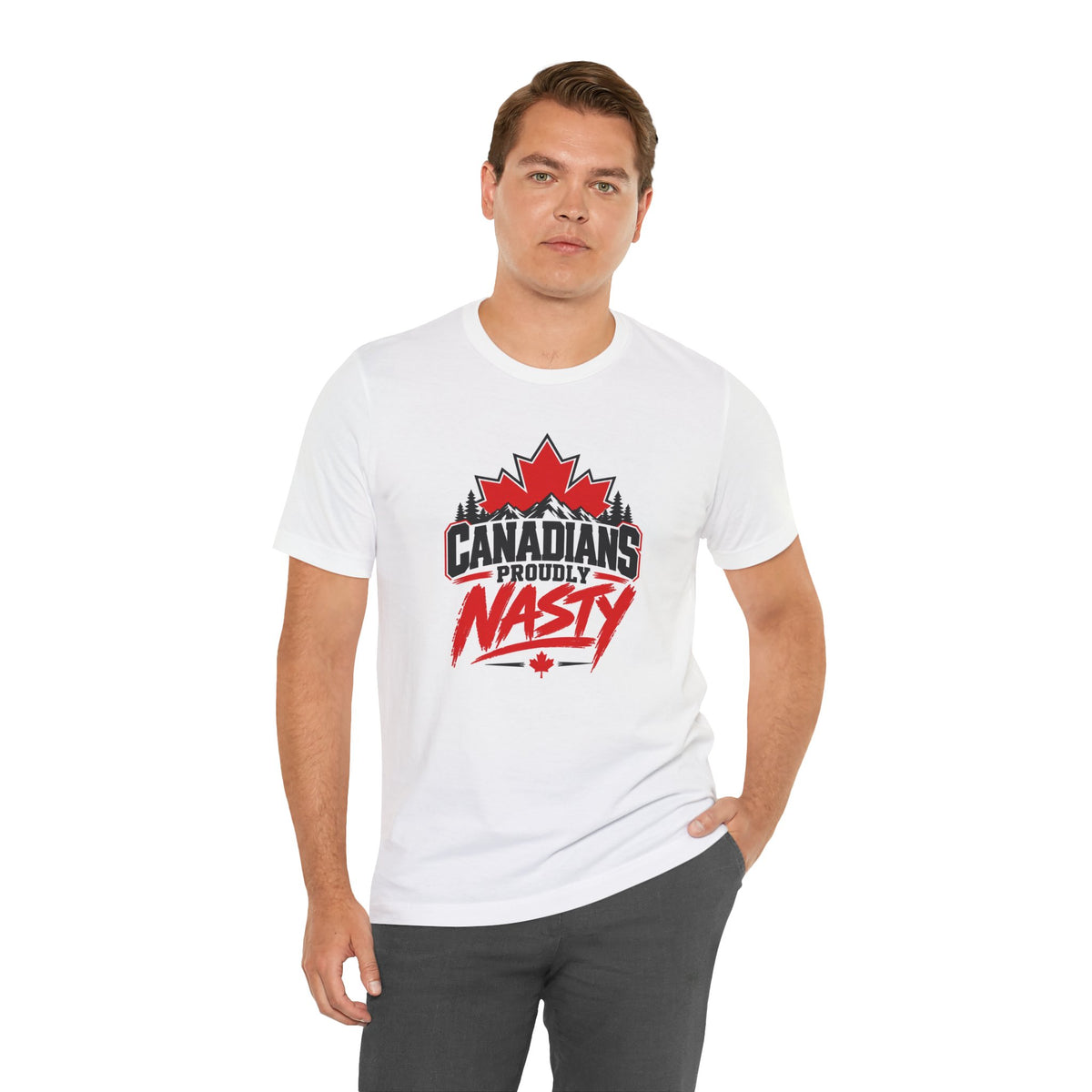 A little Canadian attitude, worn proudly. 🇨🇦