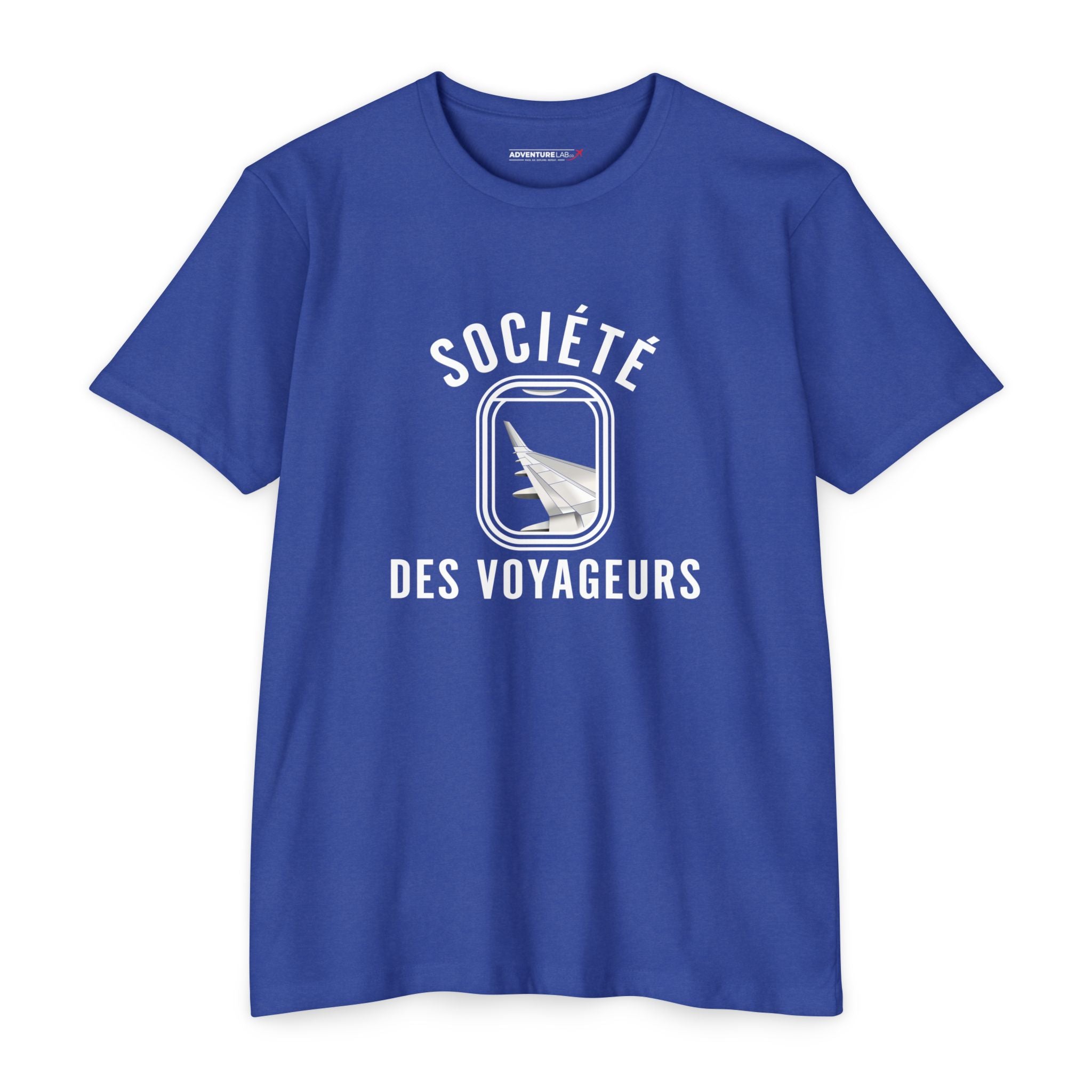 SOCIÉTÉ DES VOYAGEURS - Window Seat Society T-Shirt — Retro Airplane Travel Tee