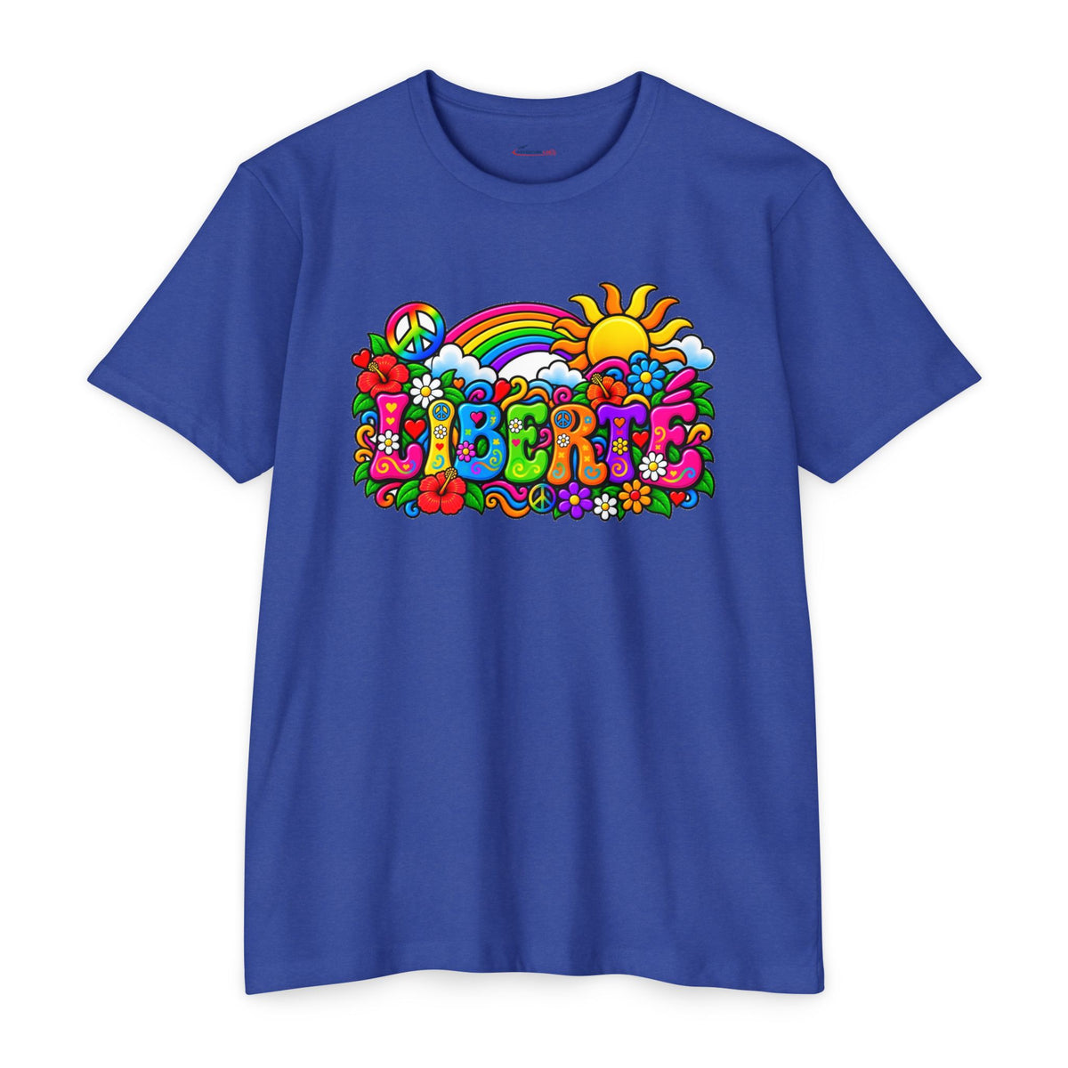 T-shirt LIBERTÉ — Esprit rétro et couleurs éclatantes