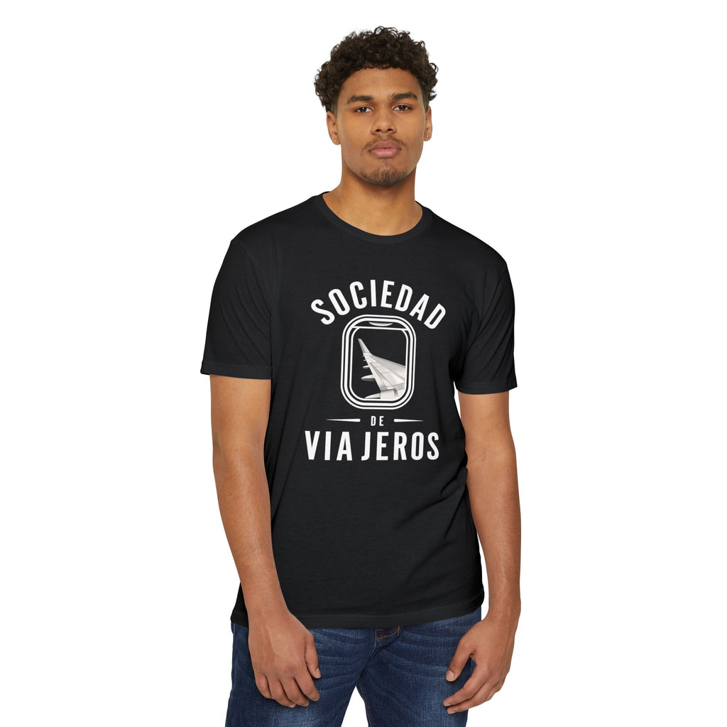 Sociedad de Viajeros / Window Seat Society T-Shirt — Retro Airplane Travel Tee