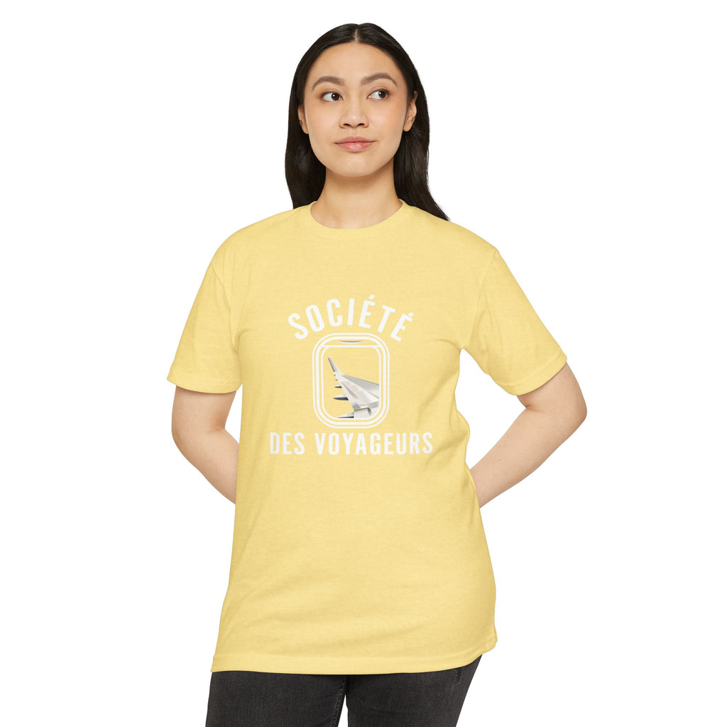 SOCIÉTÉ DES VOYAGEURS - Window Seat Society T-Shirt — Retro Airplane Travel Tee