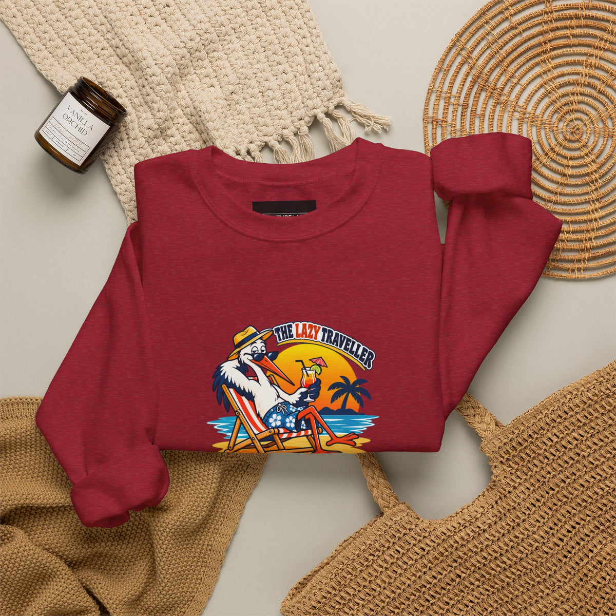 Lazy Traveller  - Unisex Heavy Blend™ Crewneck Sweatshirt