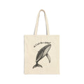Whale -Tote Bag - Cheeky Series | Canvas Travel Tote