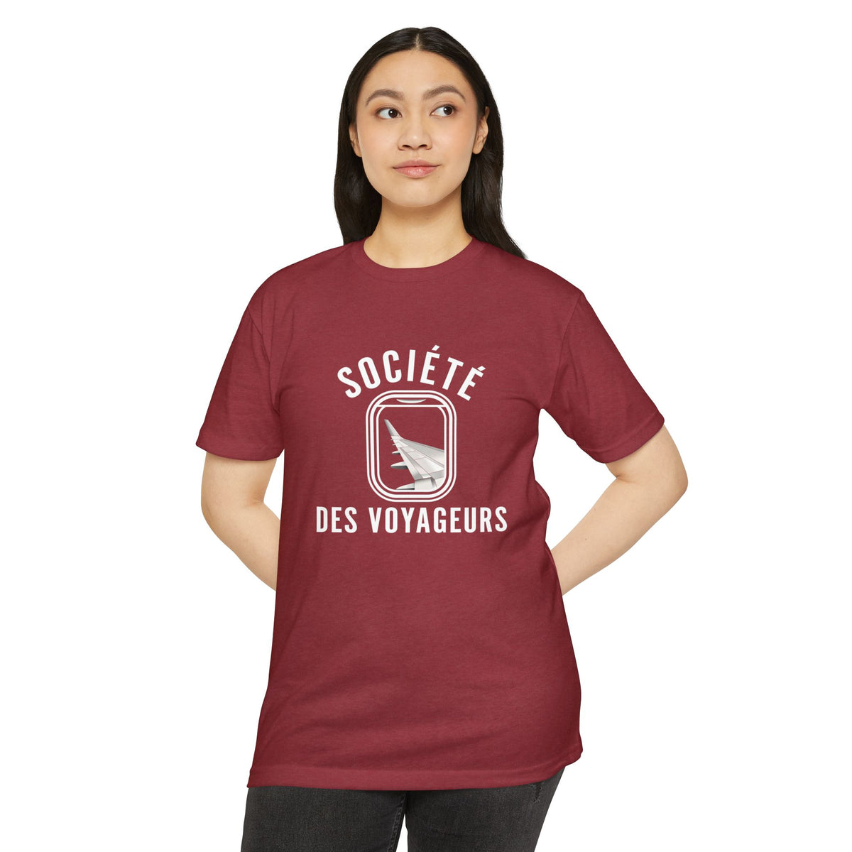 SOCIÉTÉ DES VOYAGEURS - Window Seat Society T-Shirt — Retro Airplane Travel Tee
