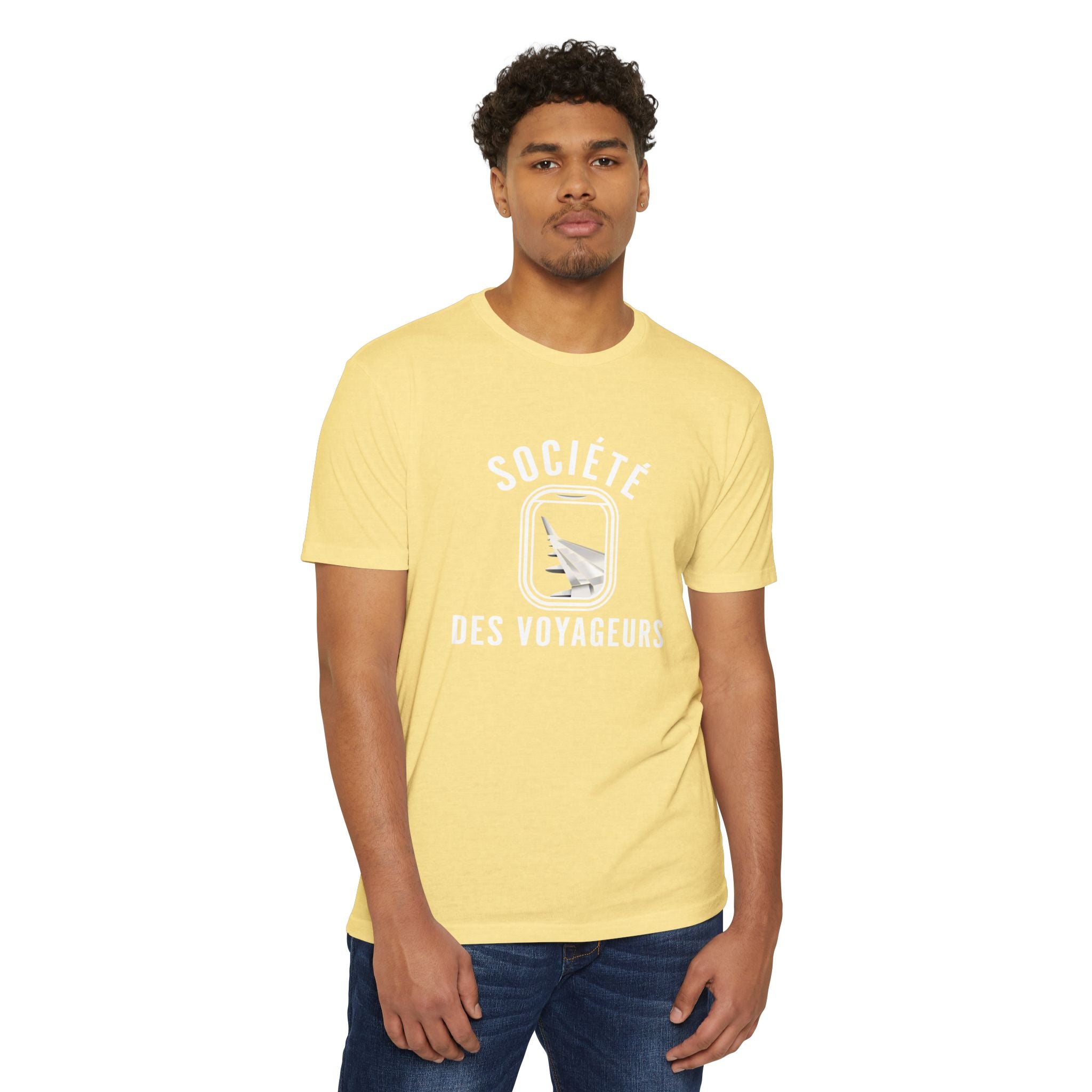 SOCIÉTÉ DES VOYAGEURS - Window Seat Society T-Shirt — Retro Airplane Travel Tee