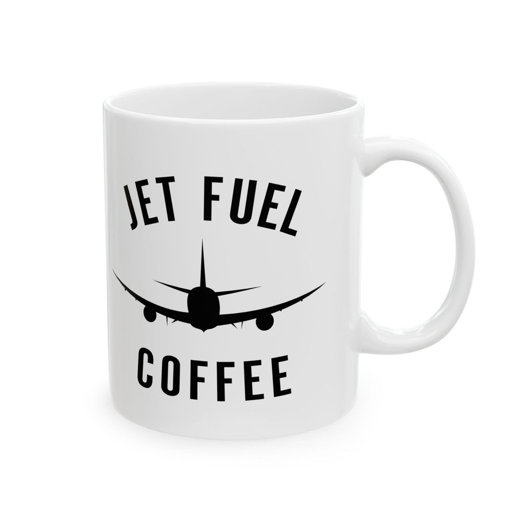 Jet Fuel Coffee Mug — Pilot & Travel Aviation Ceramic Mug (11oz, 15oz)