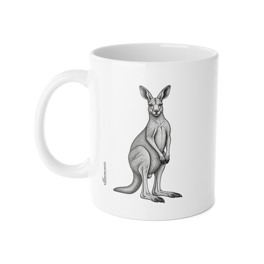 The Kangaroo | Wildlife Illustration Mug