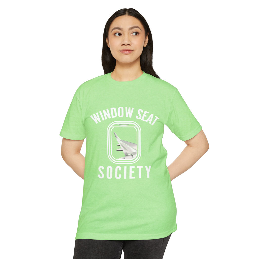 Window Seat Society T-Shirt — Retro Airplane Travel Tee