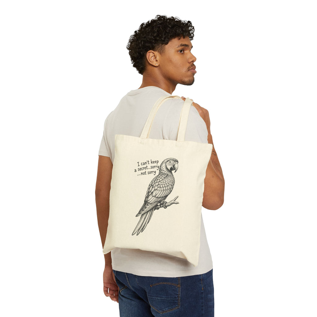 Parrot -Tote Bag - Cheeky Series | Canvas Travel Tote