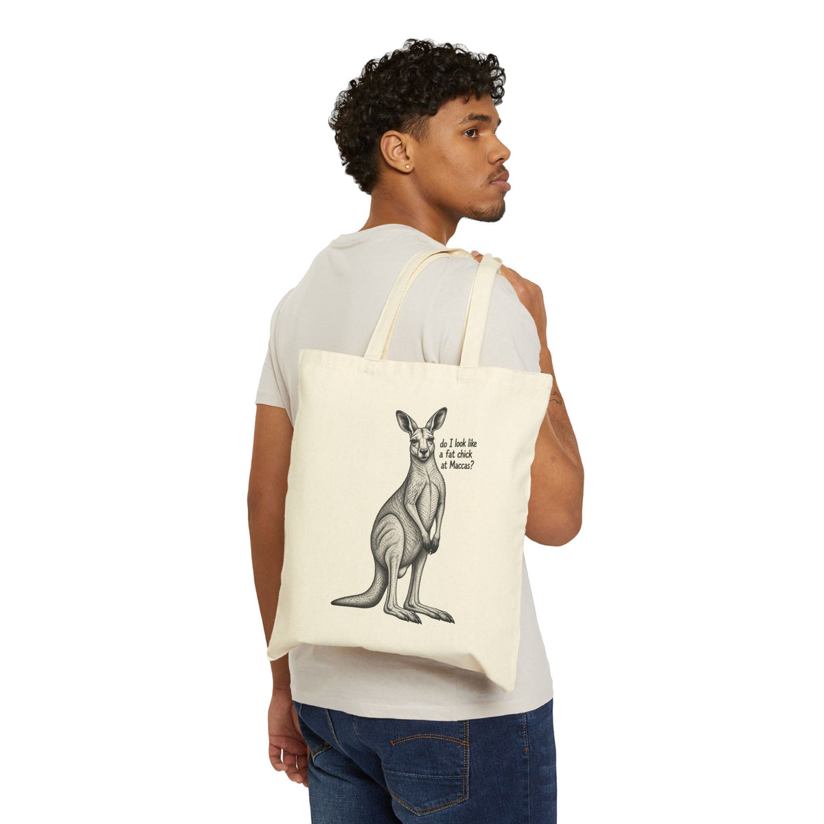 Peacock -Tote Bag - Cheeky Series | Canvas Travel Tote