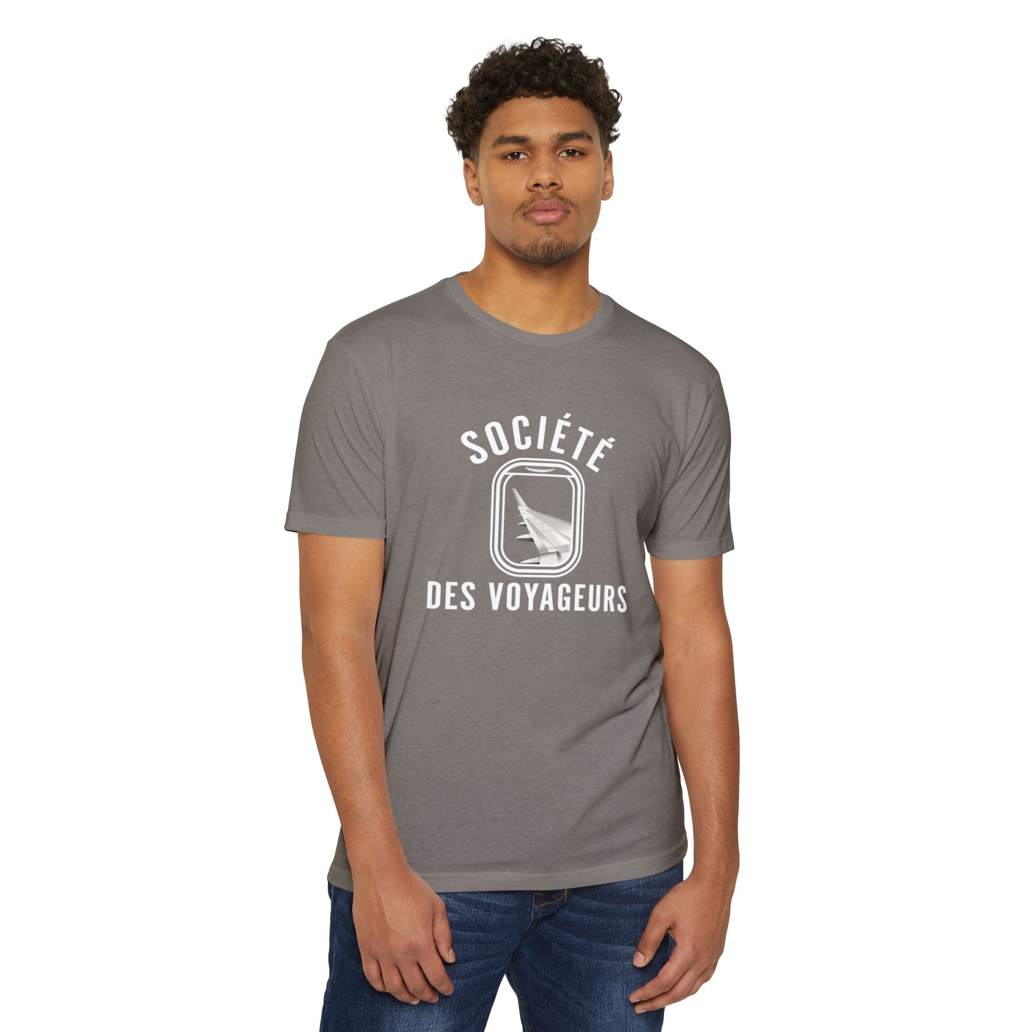 SOCIÉTÉ DES VOYAGEURS - Window Seat Society T-Shirt — Retro Airplane Travel Tee