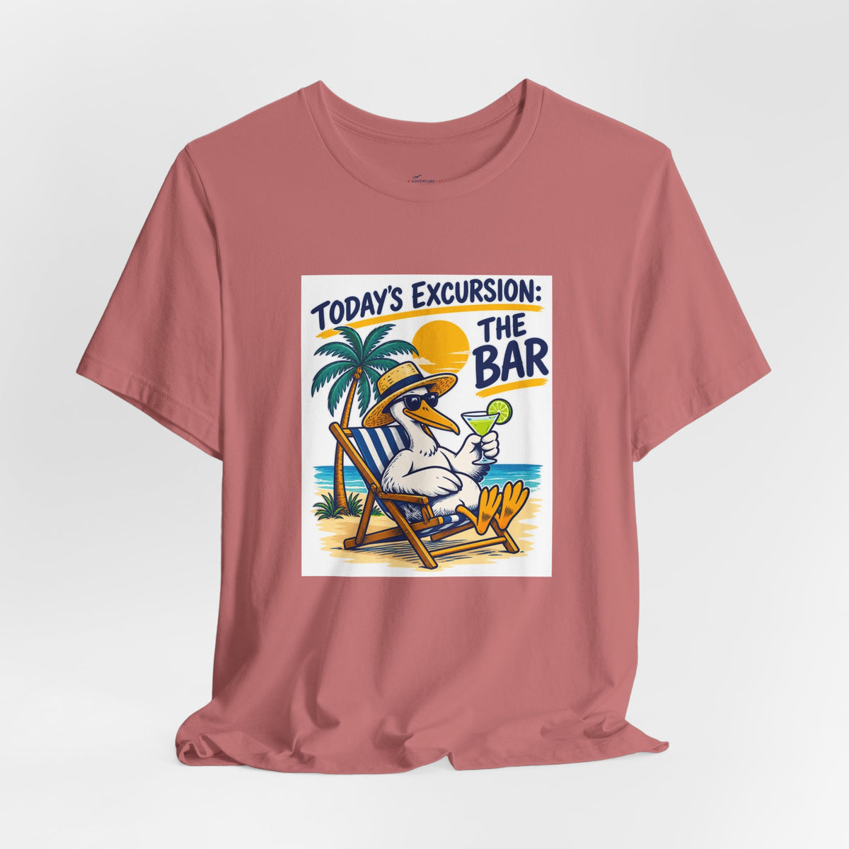 Today’s Excursion: The Bar - Lazy Traveller T-Shirt