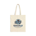 Vintage Biplane AdventureLab logo Tote Bag | Canvas Travel Tote