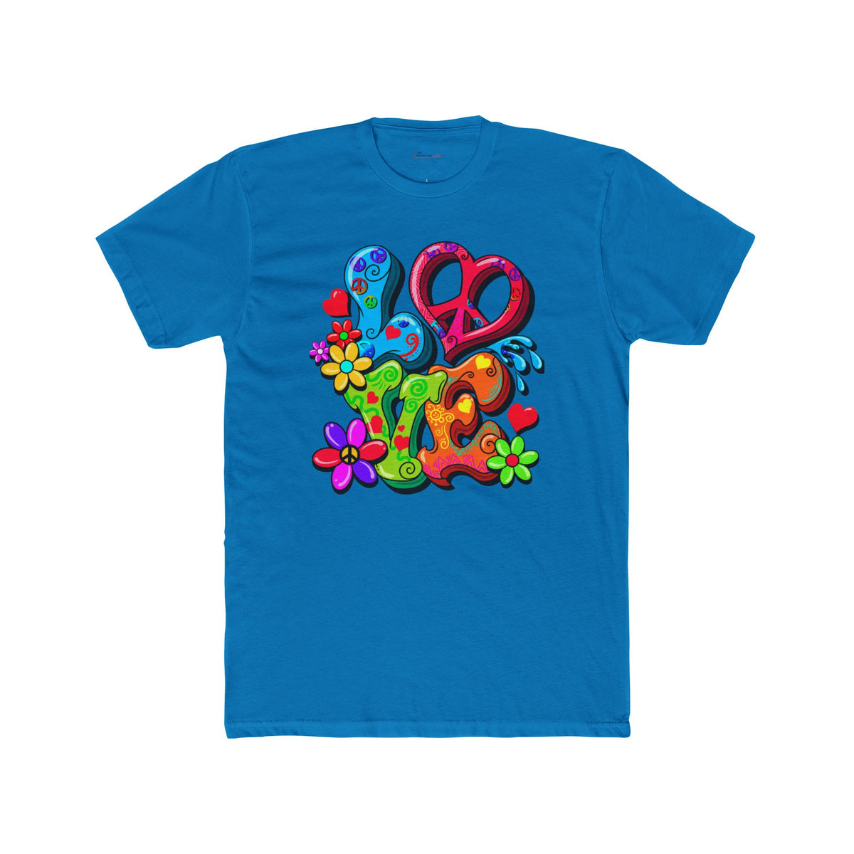 Love Is Everywhere Retro Graphic T-Shirt - no plane