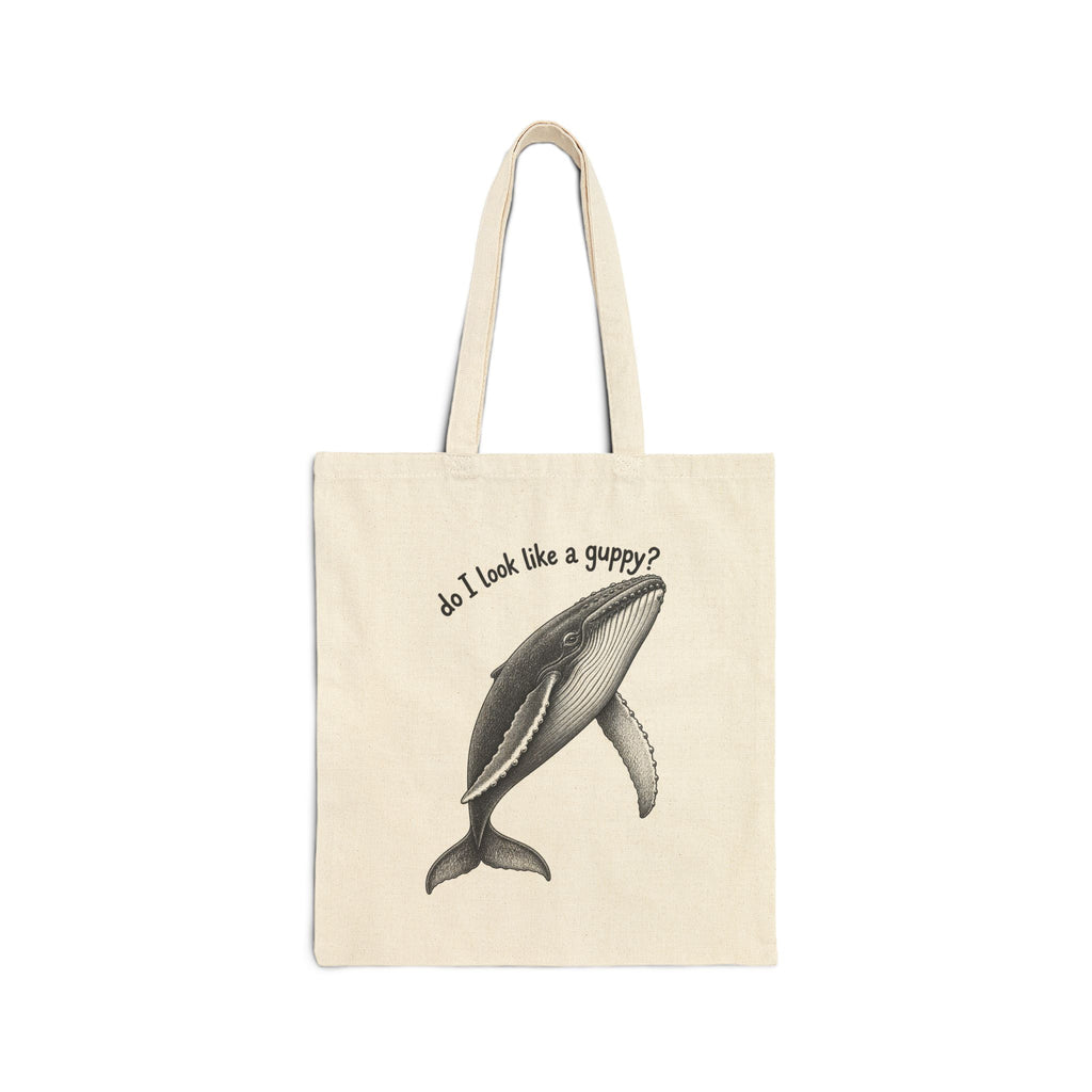 Whale -Tote Bag - Cheeky Series | Canvas Travel Tote