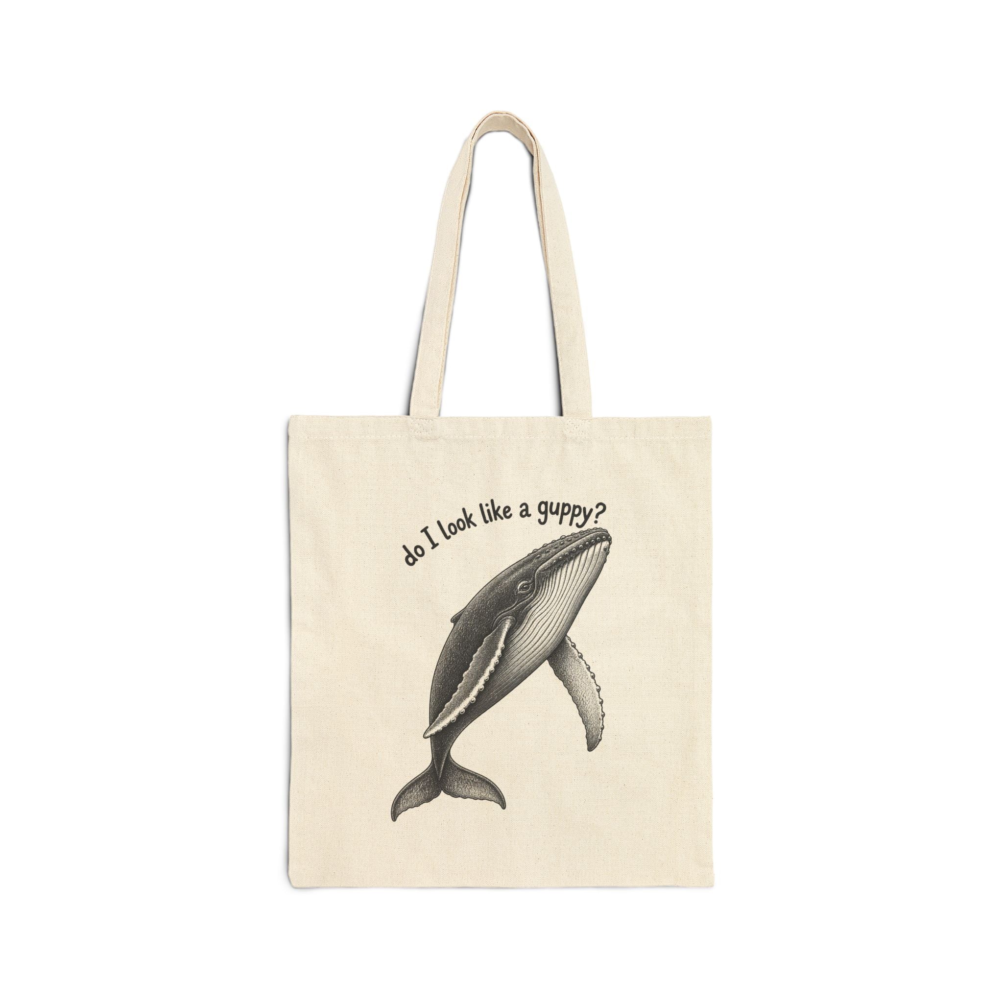 Whale -Tote Bag - Cheeky Series | Canvas Travel Tote