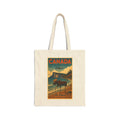 Canada Moose Vintage Travel Canvas Tote