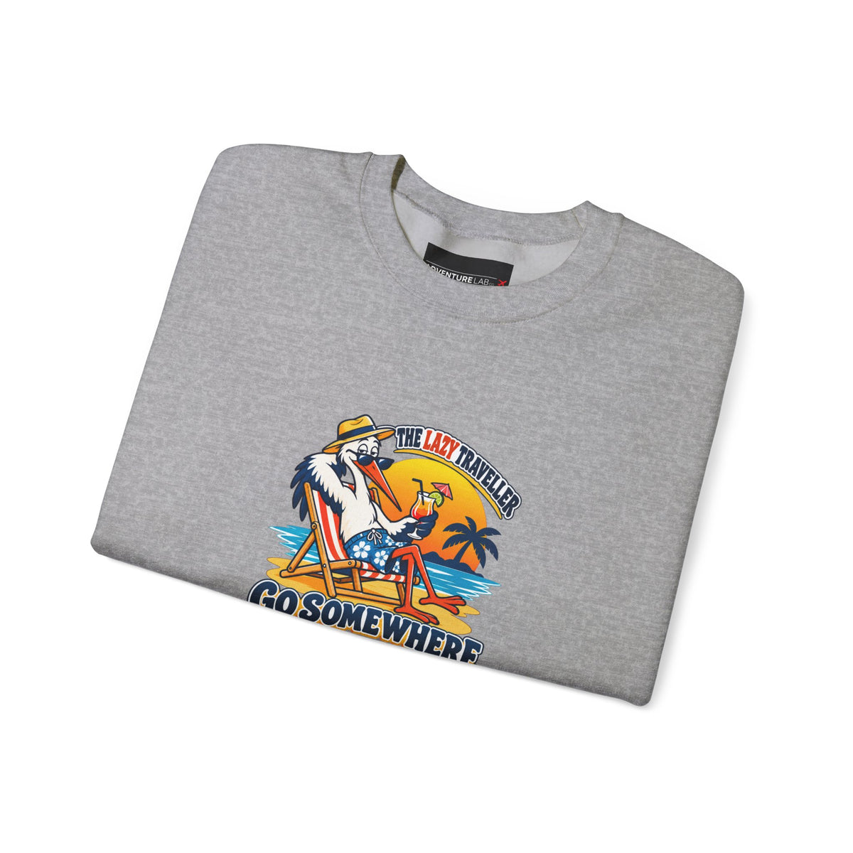 Lazy Traveller  - Unisex Heavy Blend™ Crewneck Sweatshirt