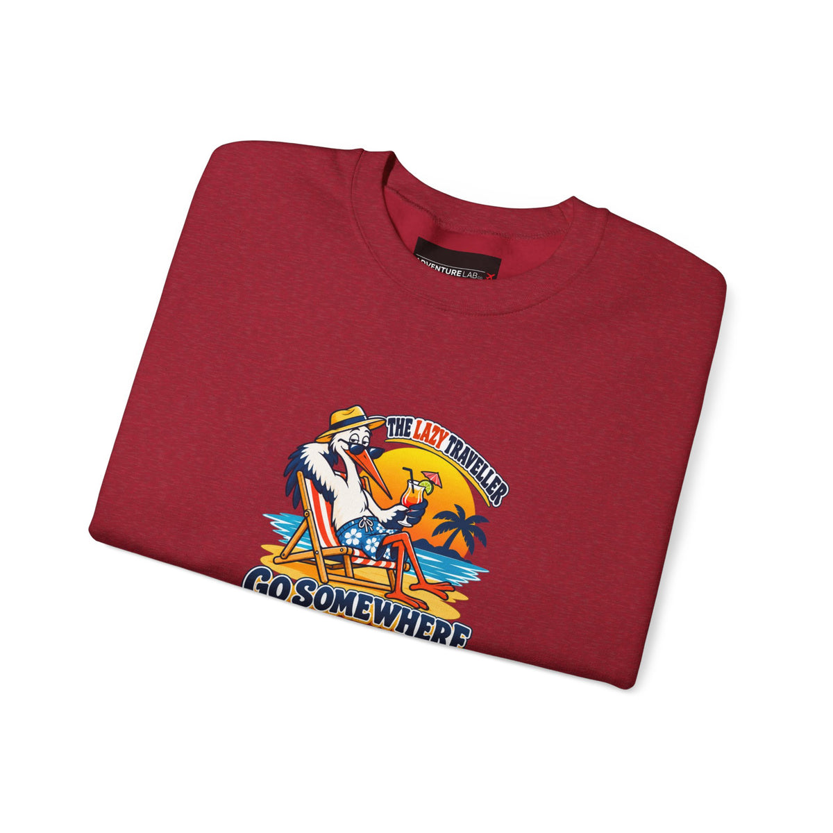Lazy Traveller  - Unisex Heavy Blend™ Crewneck Sweatshirt