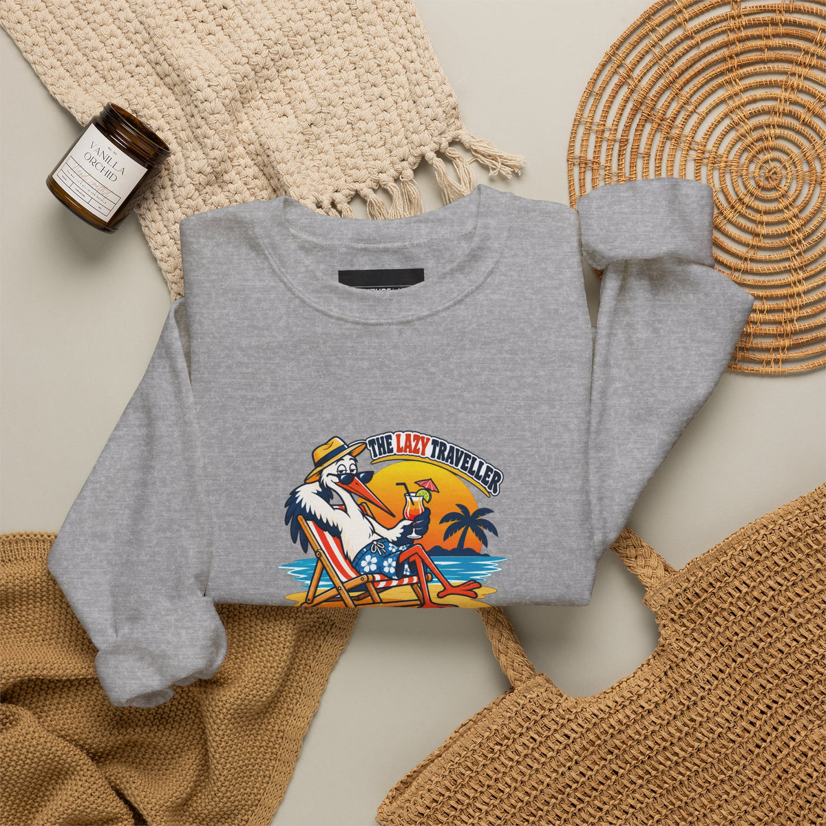 Lazy Traveller  - Unisex Heavy Blend™ Crewneck Sweatshirt