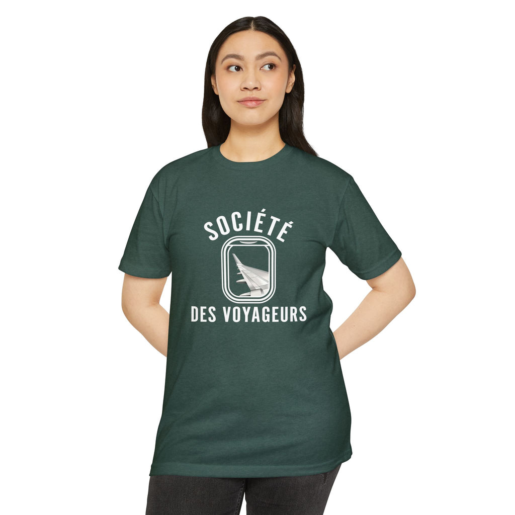 SOCIÉTÉ DES VOYAGEURS - Window Seat Society T-Shirt — Retro Airplane Travel Tee