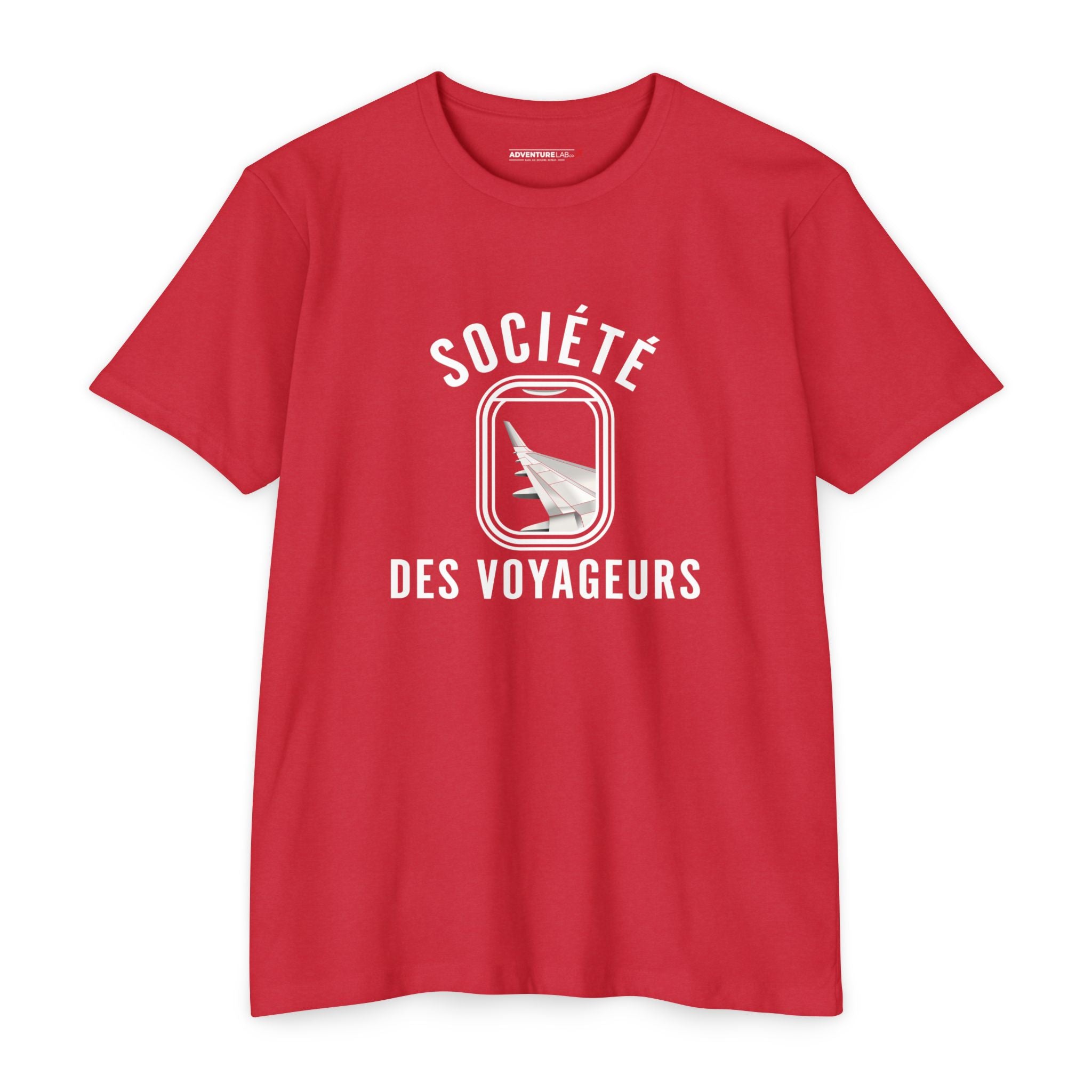 SOCIÉTÉ DES VOYAGEURS - Window Seat Society T-Shirt — Retro Airplane Travel Tee