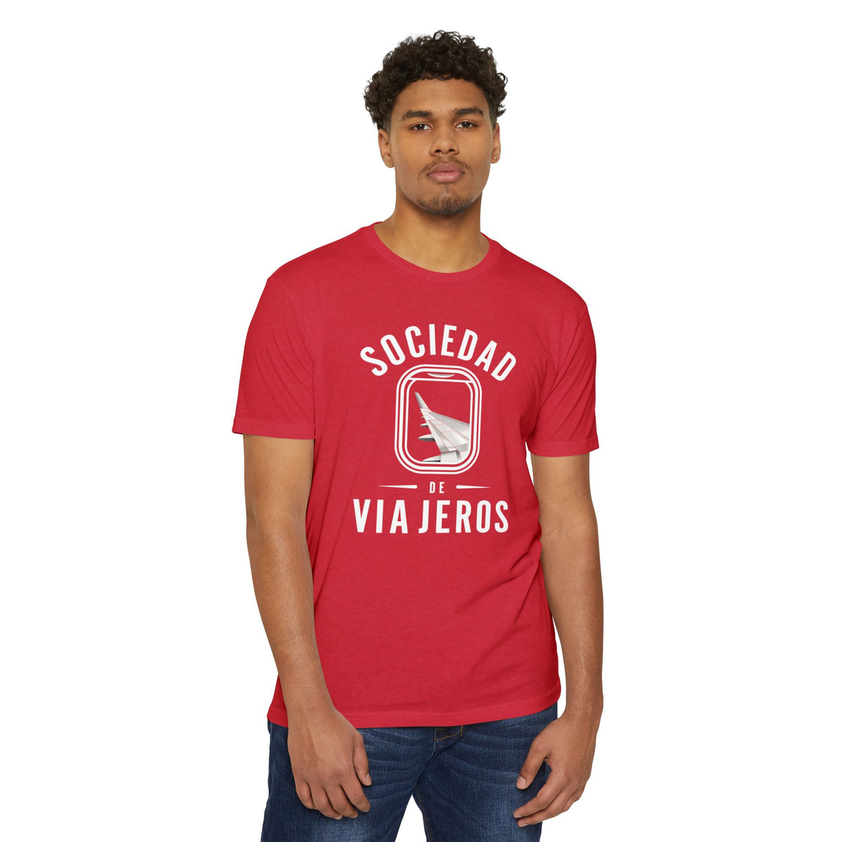 Sociedad de Viajeros / Window Seat Society T-Shirt — Retro Airplane Travel Tee